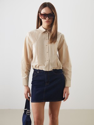 Lc Waikiki Yeni Sezon Büzgülü Kadın Gömlek