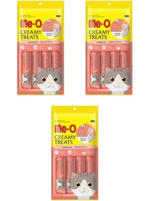 Vento Store Me-O Creamy Treats Somonlu Kedi Ödül Maması 15 gr x 4 (3 Adet)