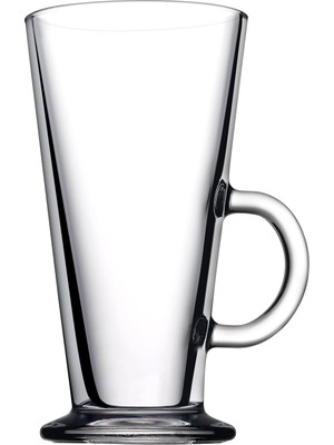 2 Adet Büyük Boy 300 ml Çift Cidarlı Cam Çay Kahve Meşrubat Kupa Çift Camlı Isı Yalıtımlı Kulplu Cam