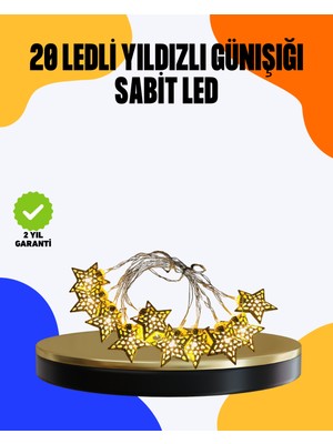 Yıldız LED Işık 5 Metre Dekoratif Aydınlatma Günışığı (Kopya) - SA002G-6FDAQ6