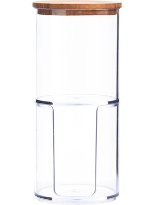 Vento Store Concept Ahşap Kapaklı Çift Katlı Pamukluk