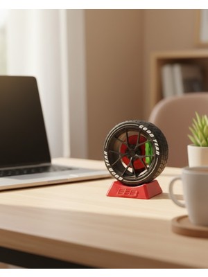 Ofis Masası Için Jant Temalı Dekoratif Masa Üstü Aksesuar - SA002G-6FC8X0
