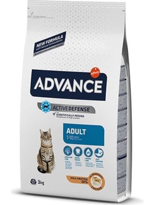 Tavuklu ve Pirinçli Yetişkin Kedi Maması 3 kg