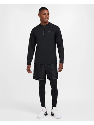 Nike Lebron Dri-Fıt Dna Erkek Basketbol Siyah Spor Basketbol Uzun Kollu Üst - FZ1030-010