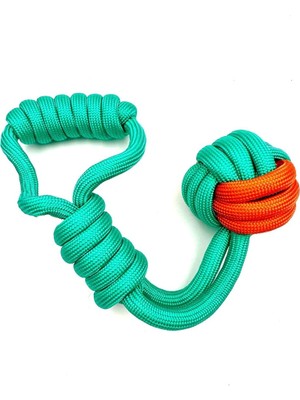 Vento Store Ekstra Düğümlü Dayanıklı Diş Ipli Köpek Stres Topu Oyuncağı