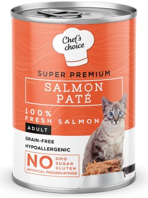 Vento Store Yetişkin Kediler Için, Tahılsız, Hipoalerjenik, Somon Balıklı Ezme, 400 G x 12 Adet