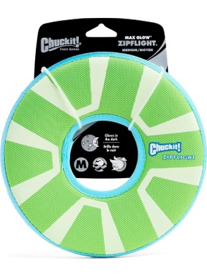 Chuckit! Zipflight Max Glow Gece Parlayan Frizbi (Orta Boy)