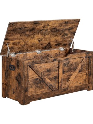 Vasagle Ayakkabı Bankı, Depolama Alanlı Oturma Bankı, Oturma Sandığı, 2 Güvenlik Menteşesi, Saklama