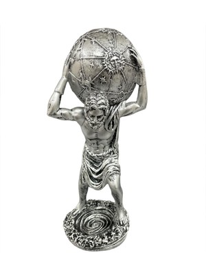 Shop A Way Omuzlarında Dünyayı Taşıyan Kaslı Adam Atlas Heykel Figürü