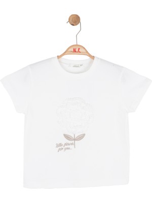 Nk Kids Kız Çocuk Tişort 4-8 Yaş 31506