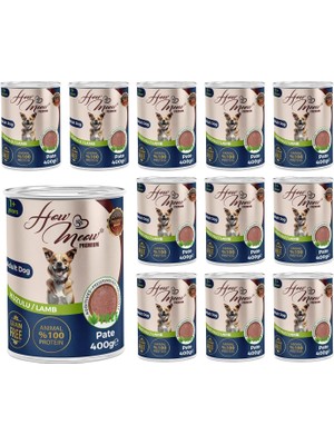 Shop A Way How Meow Yetişkin Köpek Kuzulu Pate 400 gr x 12 Adet