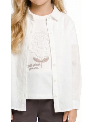 Nk Kids Kız Çocuk Gömlek 4-8 Yaş 31526