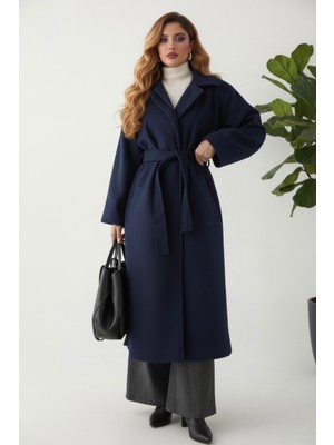 Hiramir Kadın Yeni Sezon  Kaşe Kaban Mont KS2579