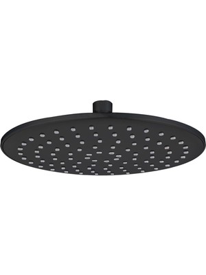 Shop A Way Fause Tepe Duş Başlığı Oval Ø23 cm KTD121 (Siyah)