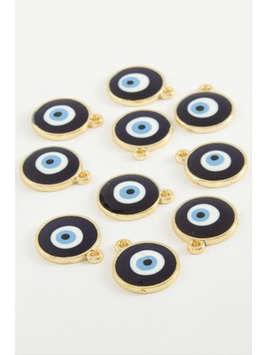 Linarx Nazar Tek Kulplu Mineli Bileklik ve Kolye Ucu Aparatı 1 Adet