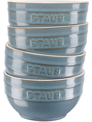 Shop A Way Staub, Kase 14 cm Set, 4'lü, Yuvarlak, Ceramic By Staub