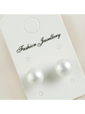 Linarx Top Incili Küpe 8 mm