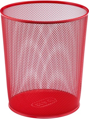 Shop A Way Tam Delikli Çöp Kovası Kırmızı