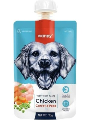 Shop A Way Wanpy Taze Tavuklu&havuçlu Köpek Et Ezmesi 90 gr Tekli