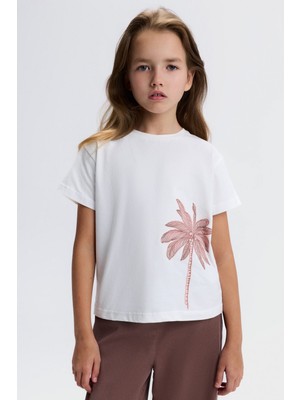 Nk Kids Kız Çocuk Tişort 8-14 Yaş 31375