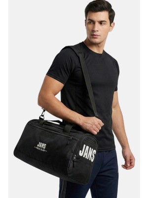 Lederax Ayakkabı Bölmeli Spor Çantası Fitnes Çantası Seyahat Çantası LD637