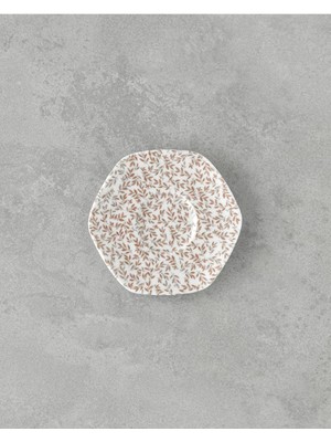 Shop A Way Evie Bone Porselen Çay Tabağı 11 cm Turuncu