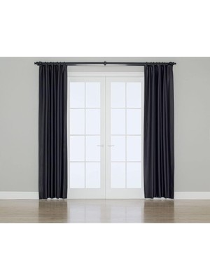 Shop A Way Blackout Antrasit Karartma Özellikli Fon Perde 150 x 260