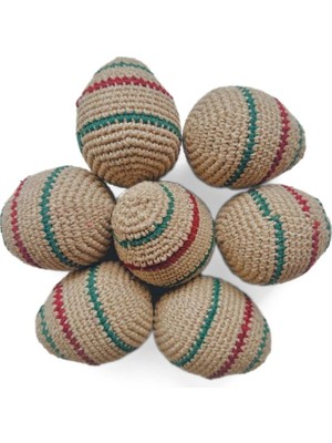 Shop A Way Çıngıraklı Örgü Yumurta Kedi Oyuncağı