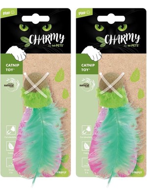 Shop A Way Charmy Fırefly Catnipli Kedi Oyuncağı Green 2li Paket
