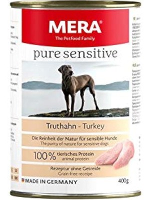 Shop A Way Mera Pure Sensitive Hindili Yetişkin Köpekler Için Konserve 400 Gram
