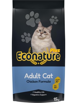 Shop A Way Econature Plus Tavuklu Yetişkin Kedi Maması 15KG