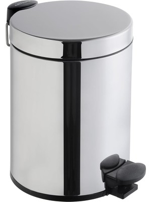 Shop A Way Arkitekta A44056 Çöp Kovası, 12 Litre, Parlak Paslanmaz Çelik Kaplama