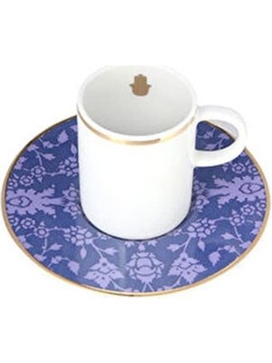 Shop A Way Porland Glamorous Lacivert Tabaklı Kahve Fincanı 85CC