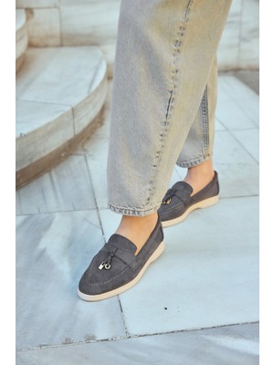 Milaya Shoes Carmen Süet Kadın Günlük Ayakkabı