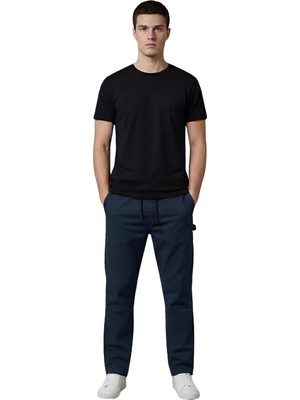 Enfield&Co Erkek Kanvas  Pantolon Enf1 Indigo