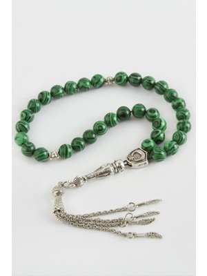 SHC4200 Malahit Doğaltaş Tesbih 8 mm