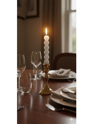  home krem top şamdan mumu