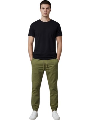 Enfield&Co Erkek Kanvas Pantolon Enf2 Fıstık Yeşili
