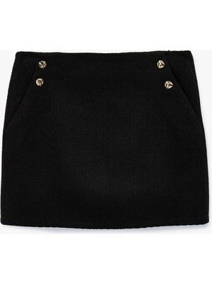 Koton Kadın Etek 6SAK70048EW Siyah