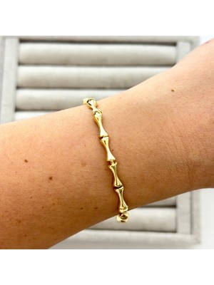 14 K Bambulu Zincir Bileklik