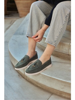 Milaya Shoes Carmen Süet Kadın Günlük Ayakkabı