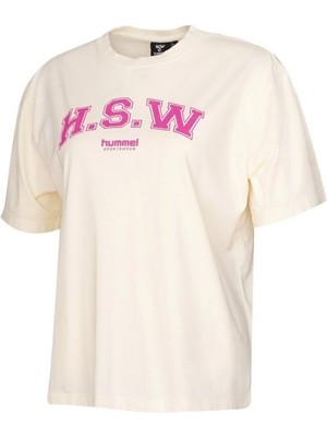 Hummel Hmlremesa T-Shırt S/s Kadın T-Shirt 912322-9157 Egret