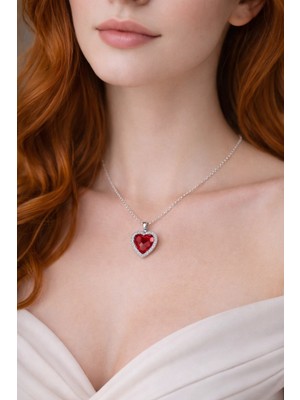 ShellWetr Kadın Kolye Sara 925 Ayar Gümüş Zincir Kadın Kolye Sevgililer Gününe En Özel Hediye