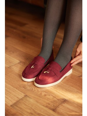 Milaya Shoes Carmen Süet Kadın Günlük Ayakkabı