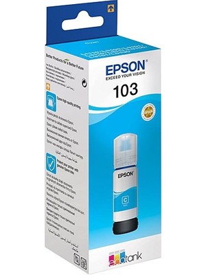 SHC4200 Epson T00S24A 103 Cyan Şişe Mürekkep