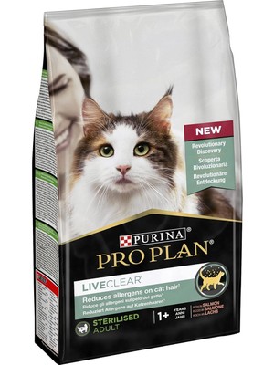 Shop A Way Liveclear Somonlu Kısırlaştırılmış Kedi Maması 1.4 kg