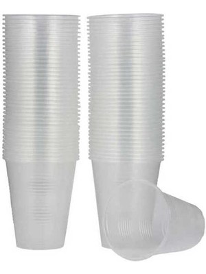 Shop A Way - Plastik Bardak 180 cc 100 Adet