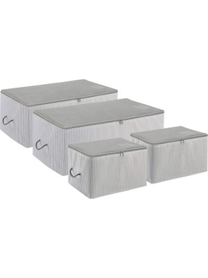 Shop A Way Home Textile 4'lü Gri Renk Stuff & Things Hurç Set