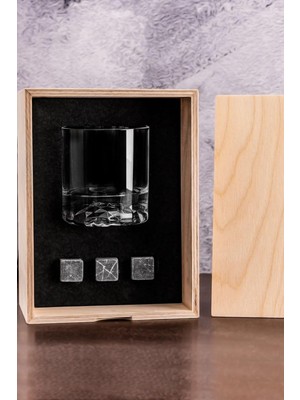 Shop A Way Hediyesepeti Ahşap Kutulu Chicago Viski Kadeh Seti Viski Bardağı - Ahşap Seti