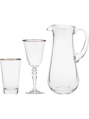 Shop A Way Jamie Gold Rim 25 Parça Bardak Seti